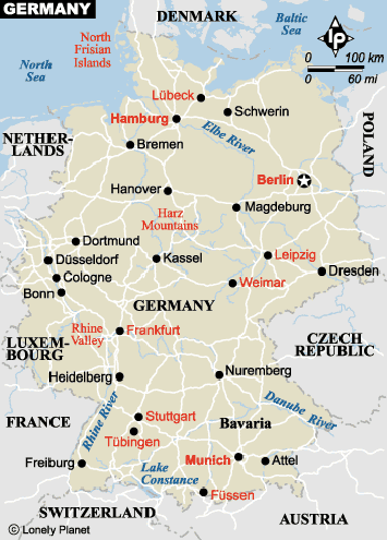 Map of Germany